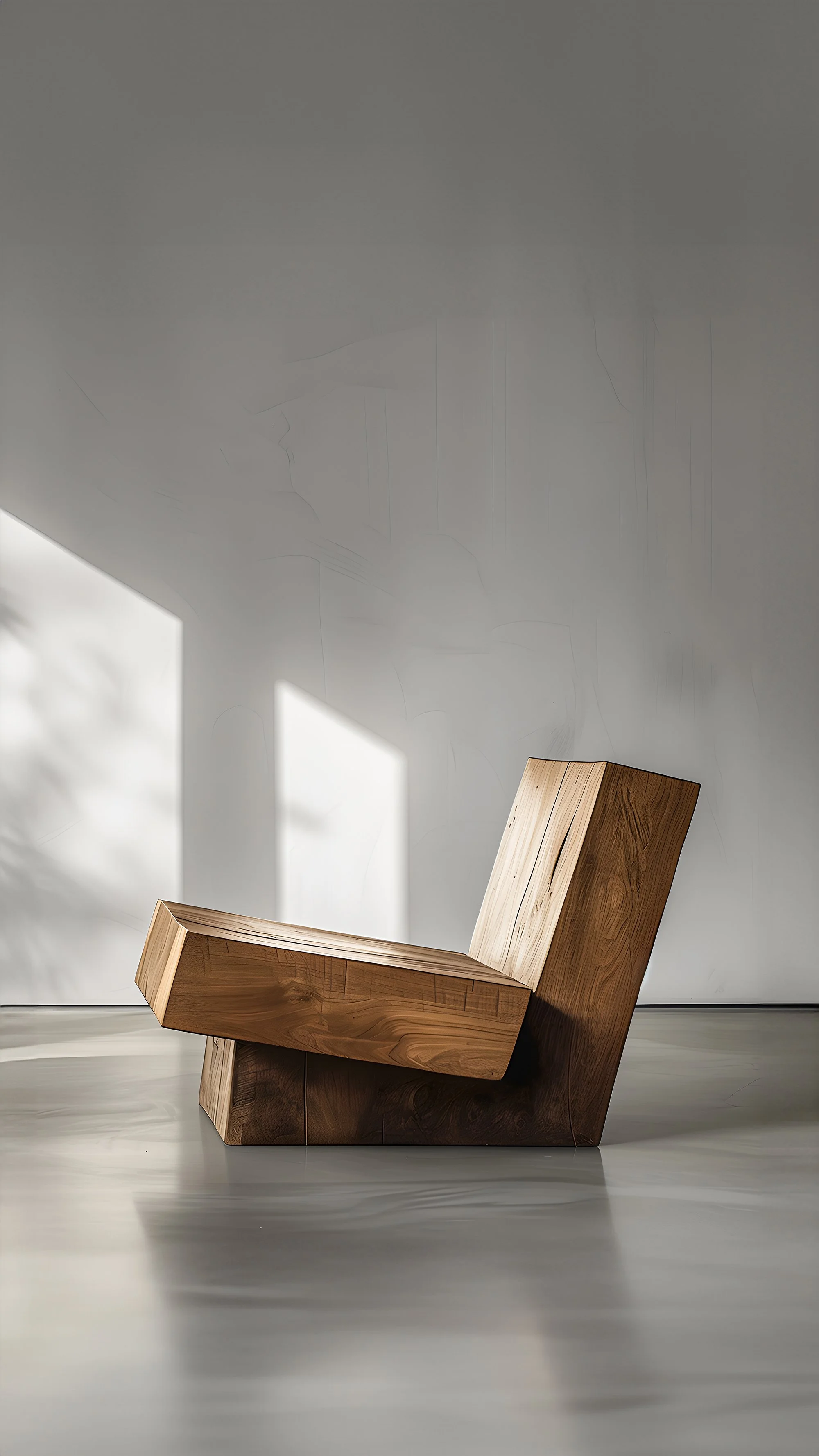 Armchair with Character Bold Silhouette Muted by Joel Escalona